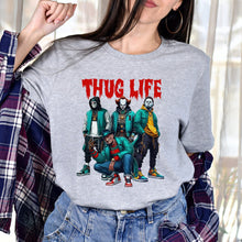 Load image into Gallery viewer, Thug Life Horror Icons Halloween Shirt
