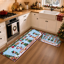 Load image into Gallery viewer, “Merry Christmas from The Millers Family!” – Personalized Christmas Runner Rug – Perfect Gift for Family &amp; Friends
