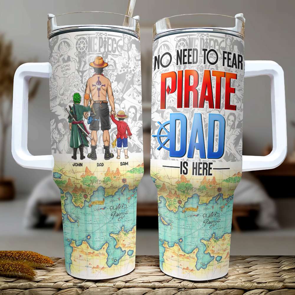 Personalized Pirate Mom Adventure Tumbler Tumbler Cup PopCulturePrints