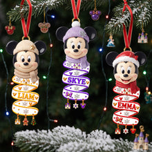 Load image into Gallery viewer, Celebrate the Season with Custom Spiraling Character Acrylic Ornaments - Perfect Personalized Gift for Loved Ones
