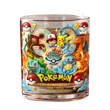 Load image into Gallery viewer, Gotta Catch ‘Em All – 30 Years Monster Adventure Round Glass - Personalized Anniversary Gift Glass PopCulturePrints
