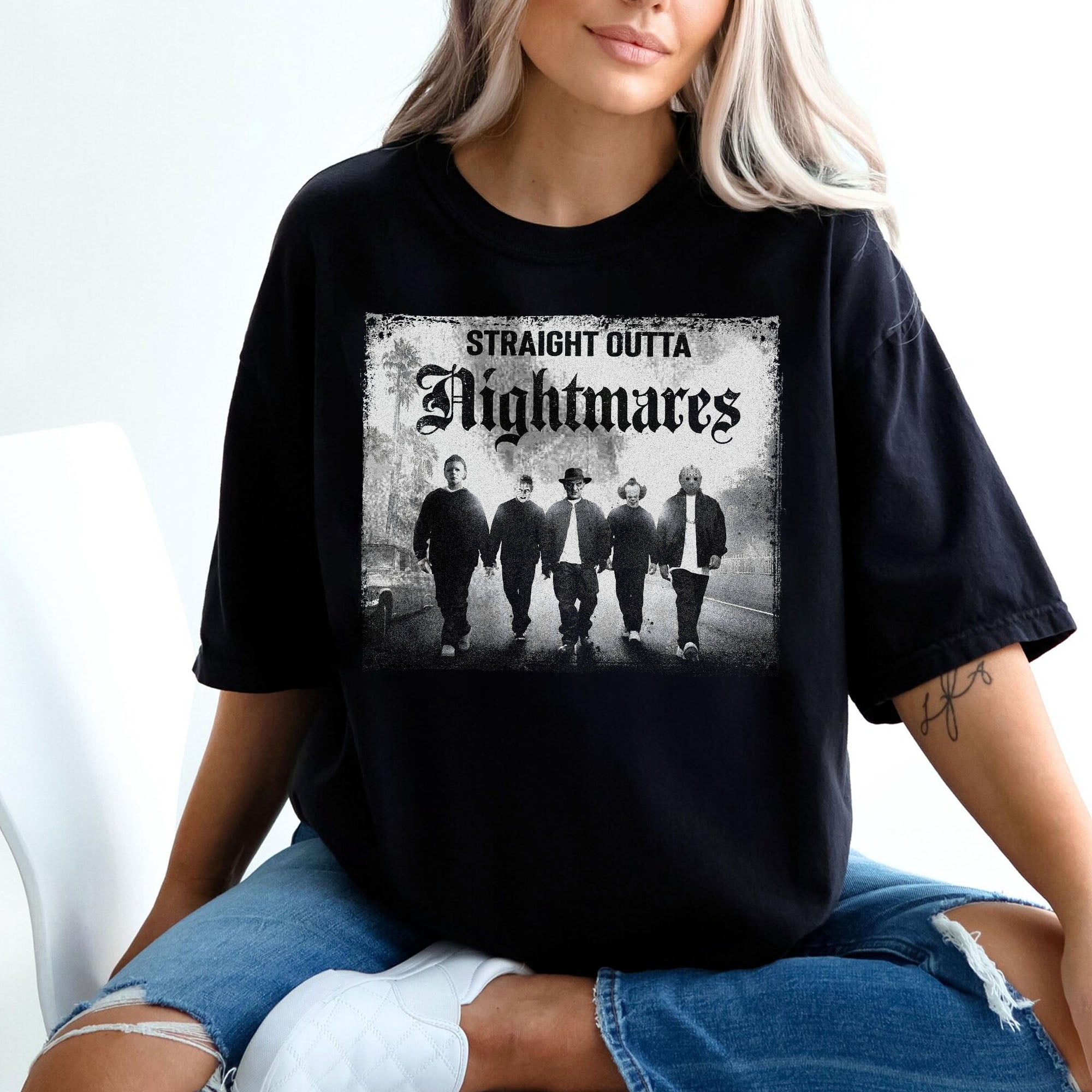 Straight Outta Nightmares Halloween Shirt