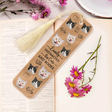 Load image into Gallery viewer, Easily Distracted By Dogs, Cats, and Books - Custom Acrylic Bookmark Acrylic Bookmark PopCulturePrints
