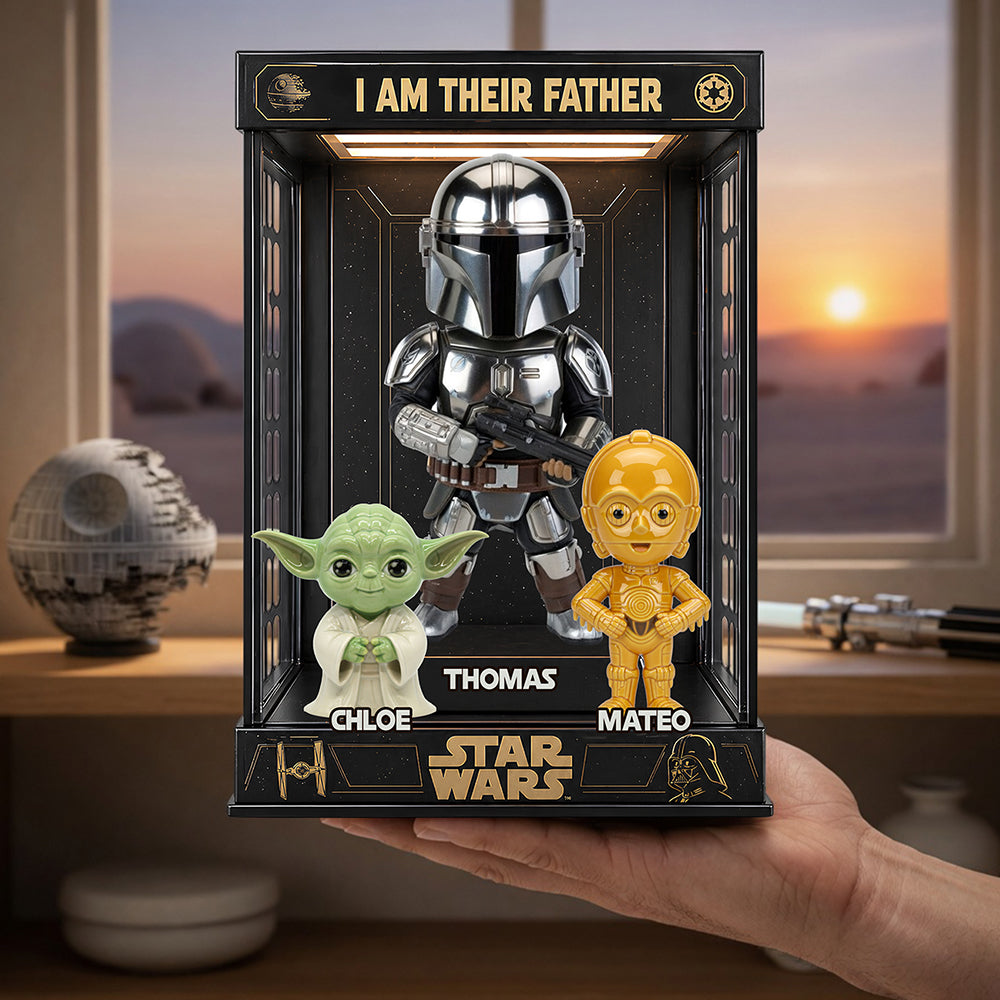 "I Am Their Father" - Epic Dad Acrylic Plaque - Personalized Gift for Dads & Grandpas Shaped Plaques PopCulturePrints