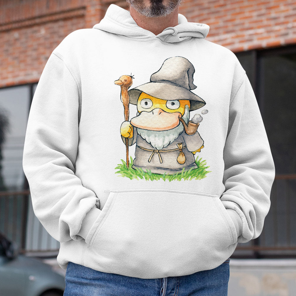 Witty Wizard Duck Sweatshirt - Funny Pop Culture Gift