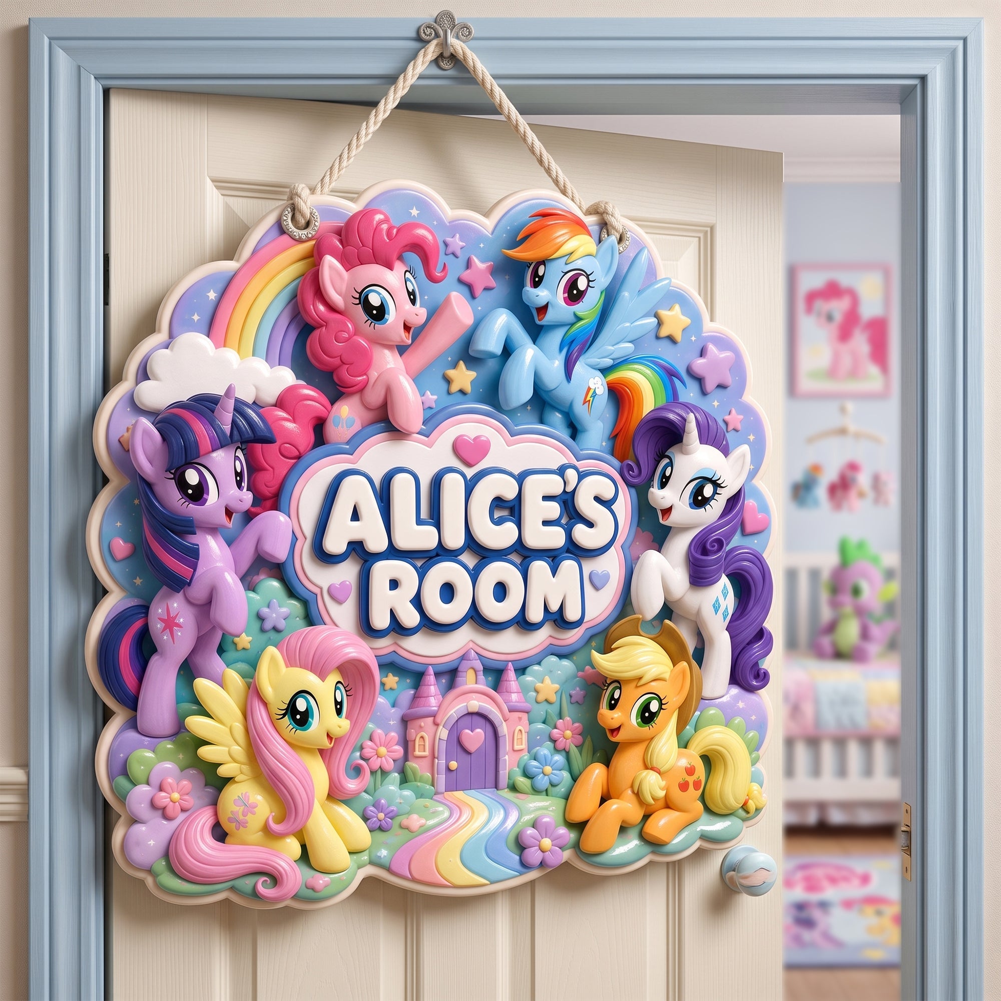 Lovely Mythical Creatures Acrylic Sign - Personalized Gifts 03nalu130726 Acrylic Sign PopCulturePrints