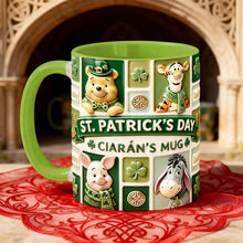 Load image into Gallery viewer, “Embrace the Luck of the Irish!” - Lucky Coffee Accent Mug, Personalized Gift for Friends, Family, and Celebrations Coffee Mug PopCulturePrints
