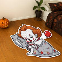 Load image into Gallery viewer, Cute Horror Bedroom Doormat - Personalized Gift for Horror Movie Fanatics Doormat PopCulturePrints
