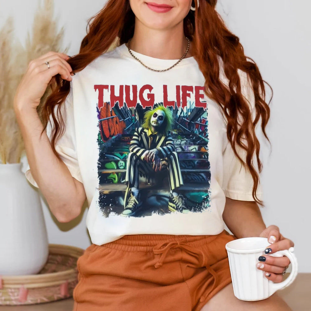 Thug Life Horror Movie Tribute Halloween Shirt