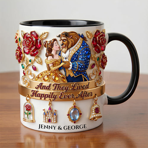 Forever Together Coffee Accent Mug - Personalized Gift for Couples Coffee Mug PopCulturePrints