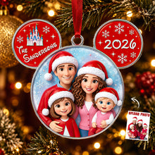 Load image into Gallery viewer, Cherish Every Moment: Personalized Family Together Christmas Acrylic Ornament - Custom Gift for Loved Ones
