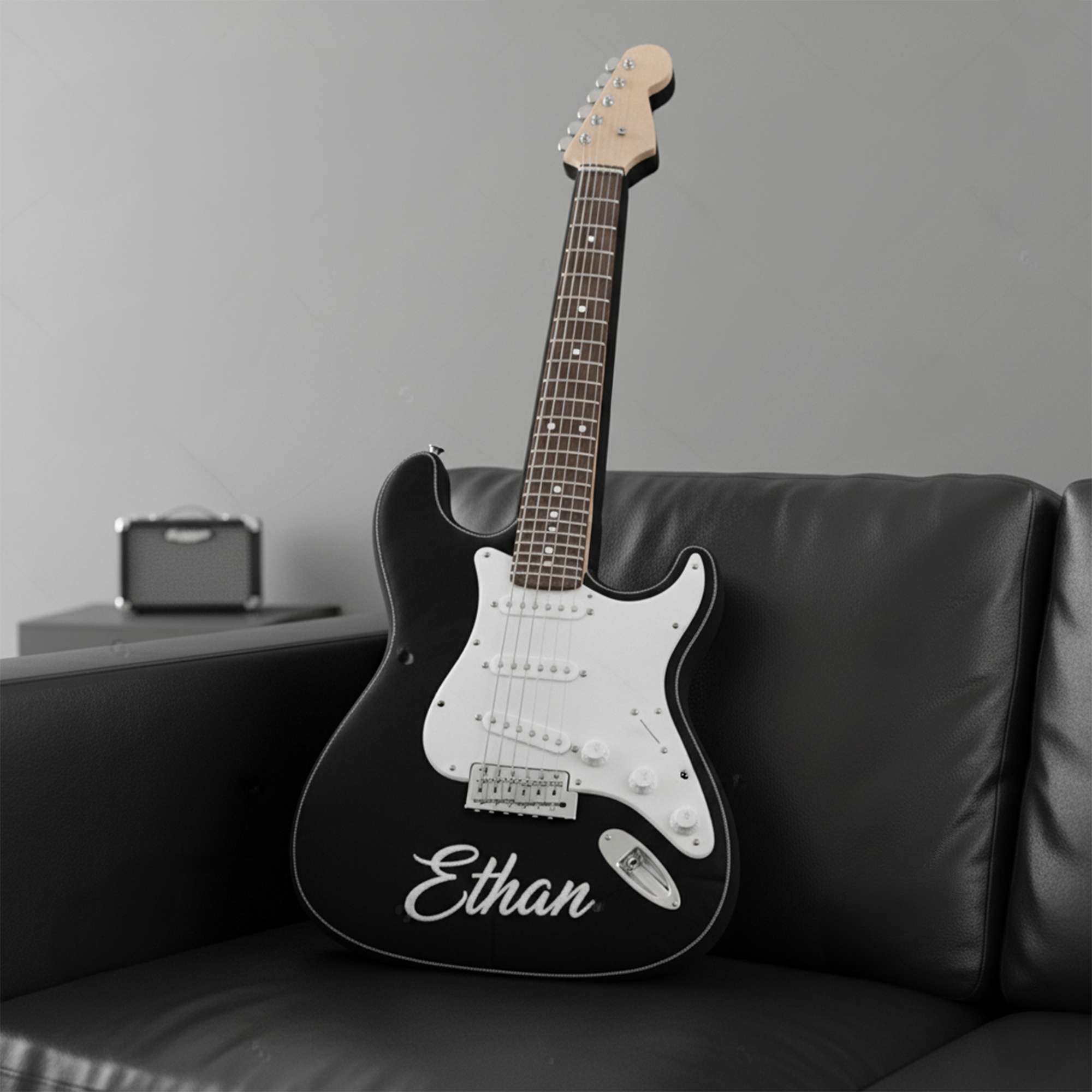 "Play Your Heart Out" - Personalized Custom Photo Gift for Music Lovers - Pillow for Musicians and Music Enthusiasts Pillow PopCulturePrints
