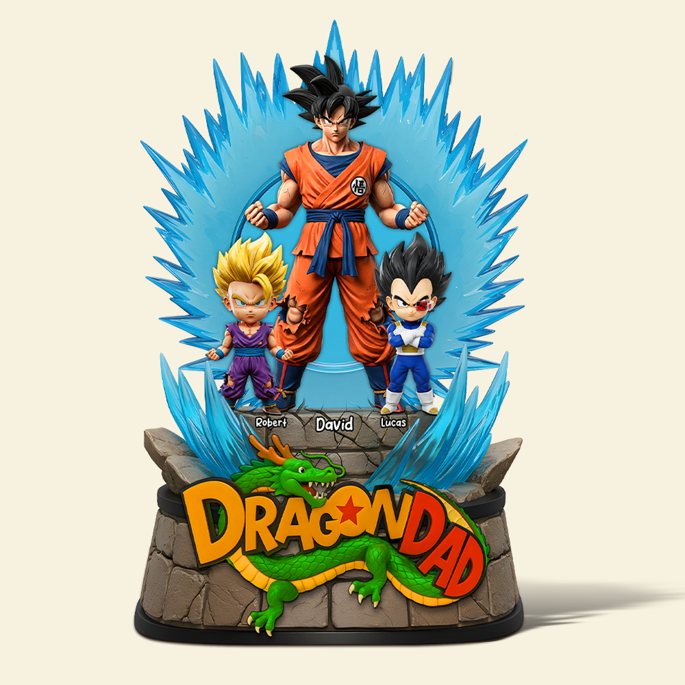 "Super Dad - The Best Dad Ever!" - Custom Personalizable Acrylic Plaque - Gift for Dad, Grandpa, and Fathers everywhere Shaped Plaques PopCulturePrints