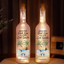 Load image into Gallery viewer, From Our First Kiss Till Our Last Breath - Personalized Bottle Light Bottle Light PopCulturePrints
