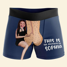 Load image into Gallery viewer, Personalized Men's Boxer Shorts - Custom Photo Gift for Couples Boxer Briefs PopCulturePrints
