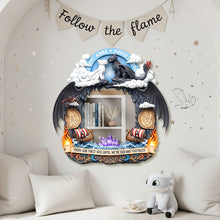 Load image into Gallery viewer, &quot;From Our First Kiss Until We’re Old and Toothless&quot; - Personalized Night Creature Couple Mirror - Unique Gift for Couples, Anniversaries, and Special Occasions Mirror PopCulturePrints
