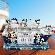 Load image into Gallery viewer, Celebrate Family Adventures with Our 1st Cruise Trip - Personalized Family Plaque Gift Shaped Plaques PopCulturePrints
