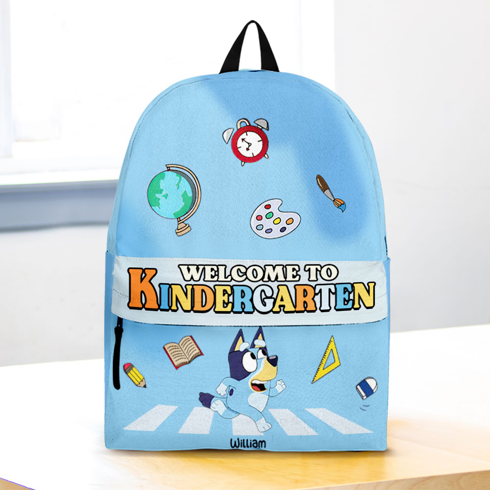 Personalized Kindergarten Welcome Backpack