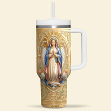 Load image into Gallery viewer, Blessings of Virgin Mary - Personalized Christian Tumbler Tumbler Cup PopCulturePrints

