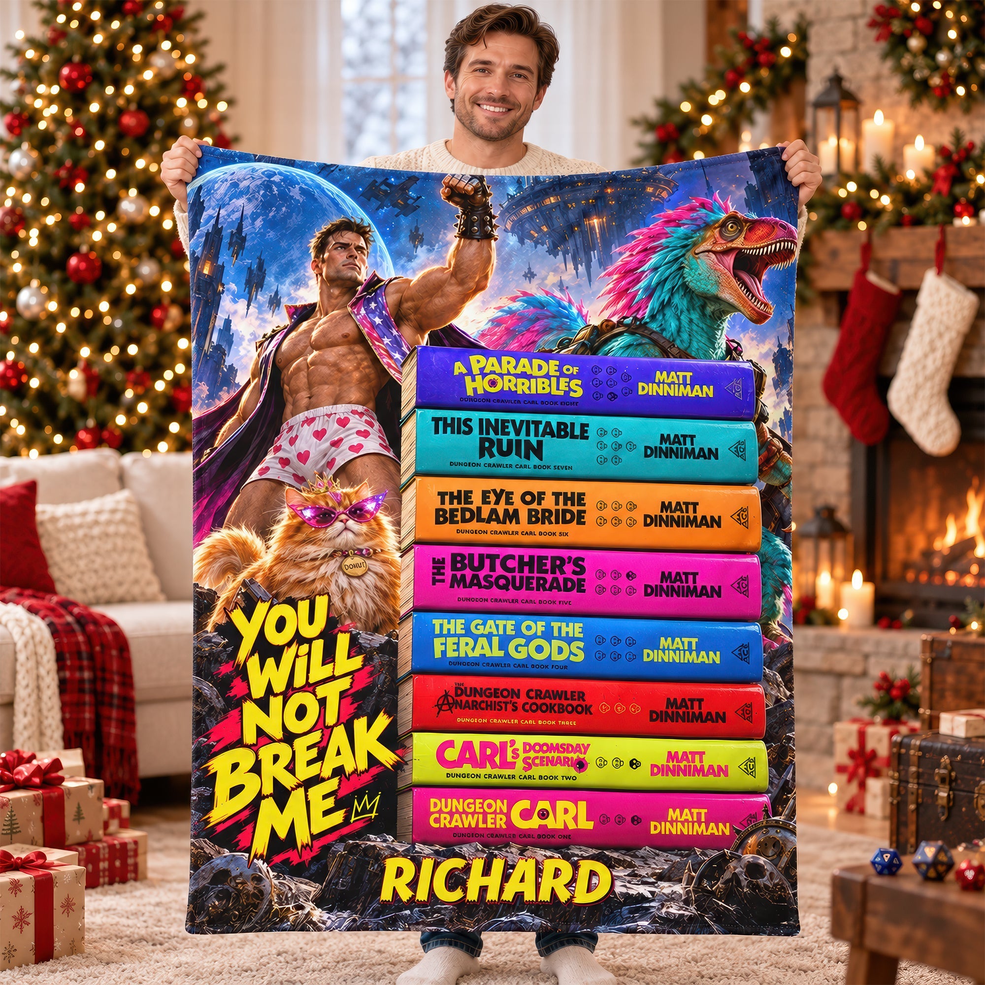 You Will Not Break Me - Legendary Quest Personalized Blanket for Fantasy Lovers
