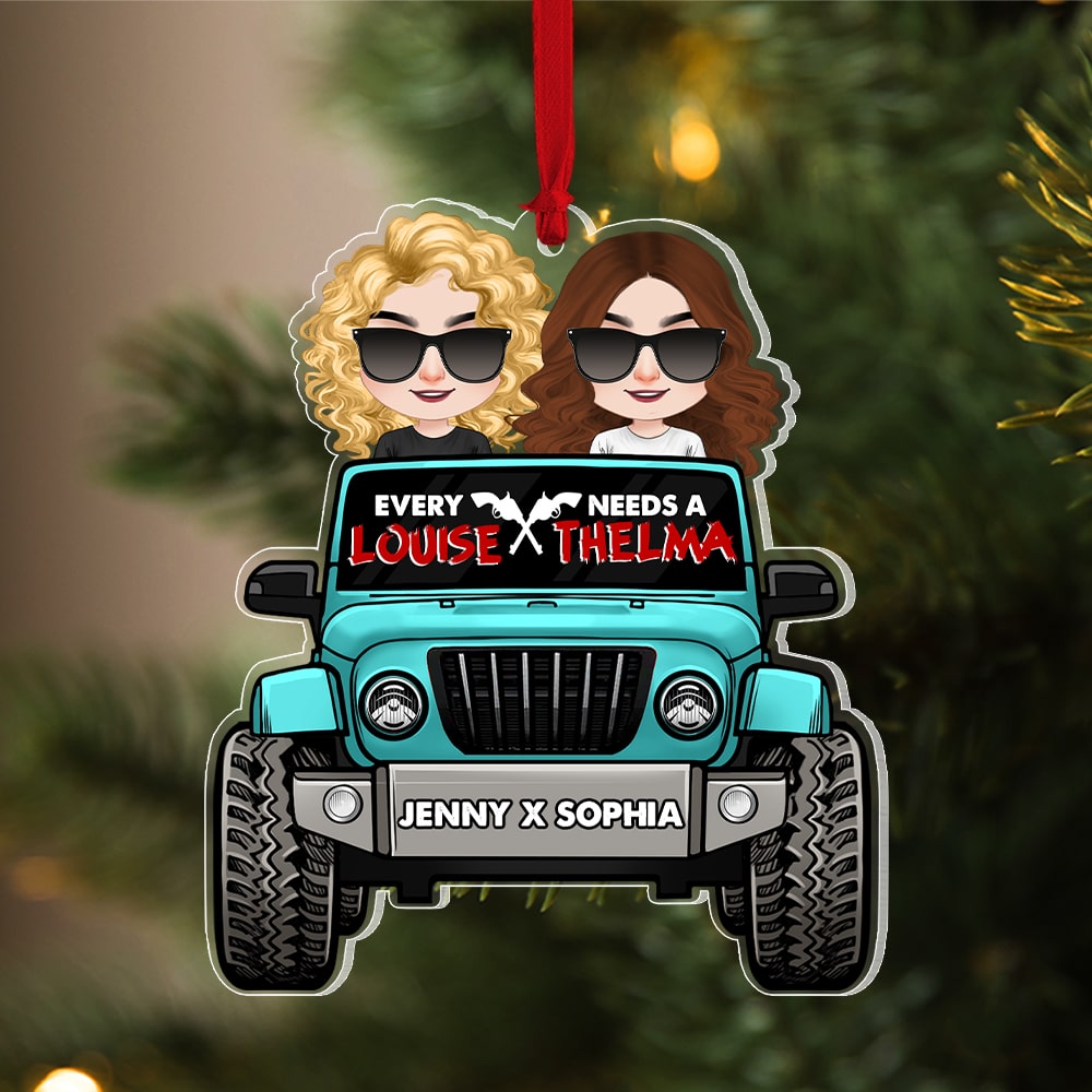 Custom 'Every Louise Needs a Thelma' Ornament