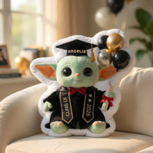 Load image into Gallery viewer, Celebrate Achievements with Our Cute Graduation Scholar Shaped Pillow - Personalized Gift for Graduation Pillow PopCulturePrints
