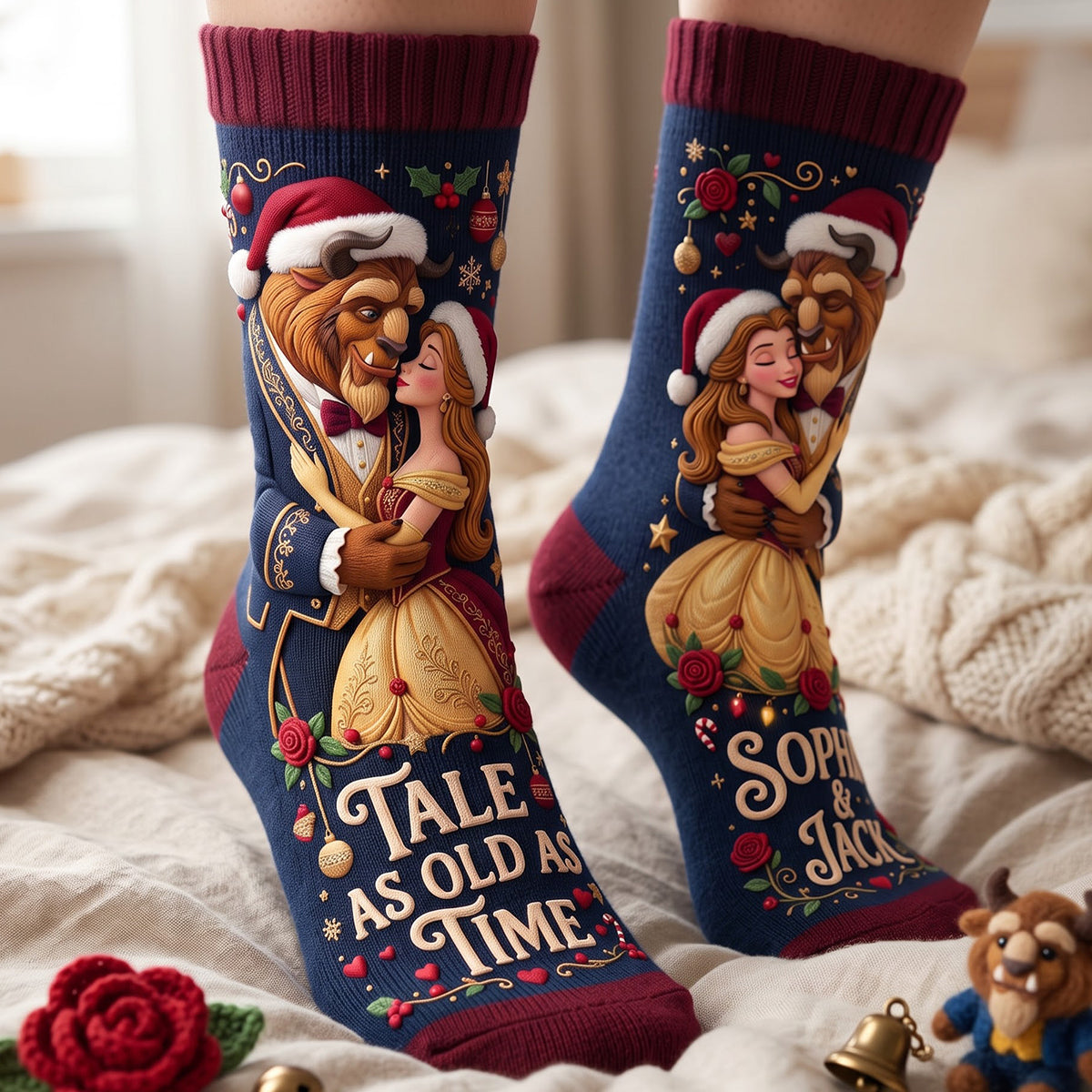 “Just Doing Christmas Sh*t” - Personalized Grinch Socks for the Holidays