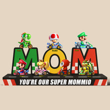 Load image into Gallery viewer, You&#39;re Our Super Mom! - Personalized Game Fans Plaque - Gift for Mom and Grandma Shaped Plaques PopCulturePrints
