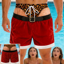 Load image into Gallery viewer, Santa Christmas Men's Beach Shorts Personalized Gifts For Men 01PADT220826 Beach Shorts PopCulturePrints

