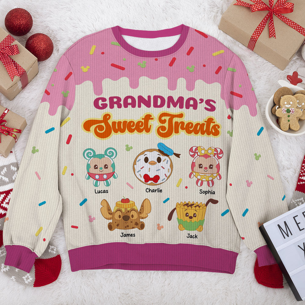 Personalized Grandma's Sweet Treats Christmas Sweater