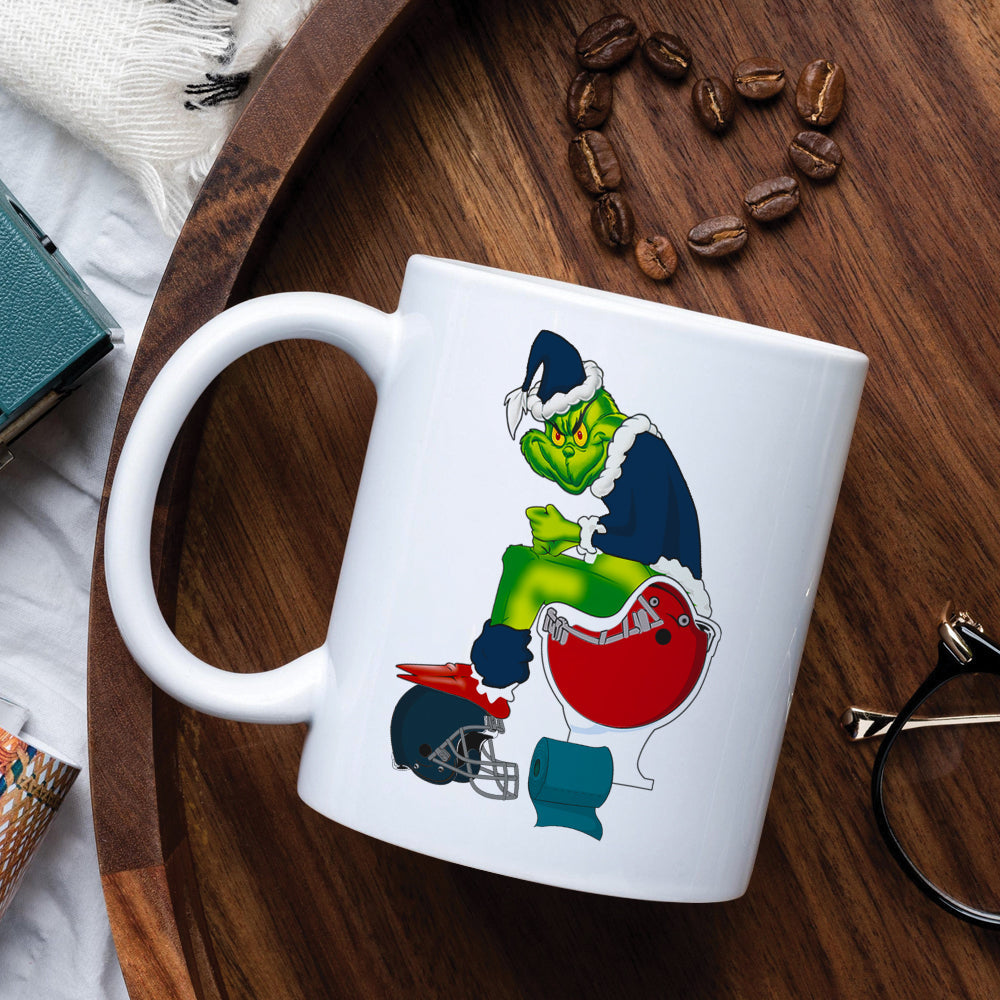 Customizable Funny Football Mug with Team Logo Coffee Mug PopCulturePrints