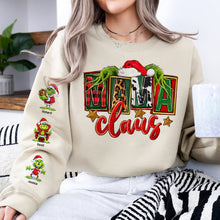 Load image into Gallery viewer, Mama Claus Personalized Christmas Sweatshirt for Mom
