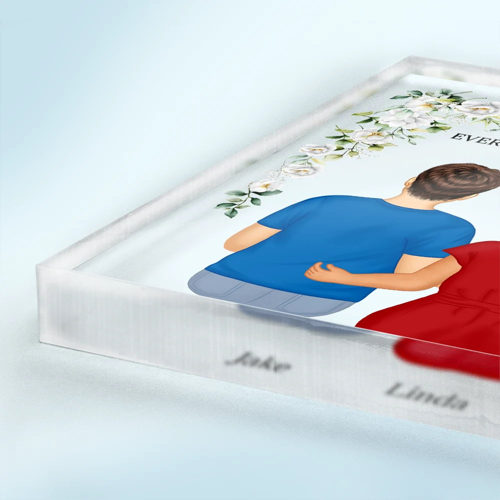 Always My Mother Forever My Friend - Personalized Square Shaped Acrylic Plaque - Gift for Mom, Grandma, Friends Acrylic Plaque PopCulturePrints