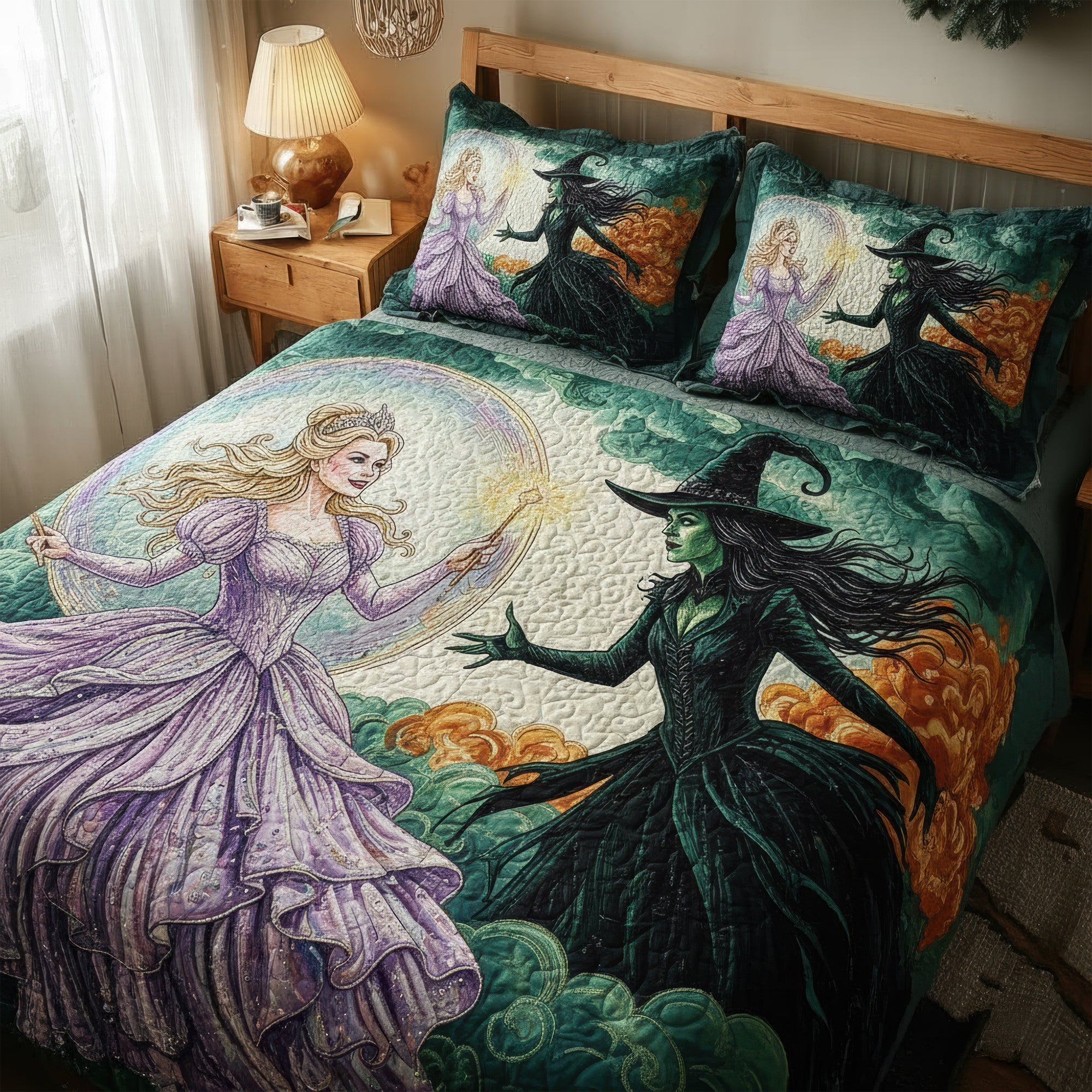 Magical Friendship Quilt Bedding Set - A Personalized Gift for Dreamers and Friends Bedding Set PopCulturePrints