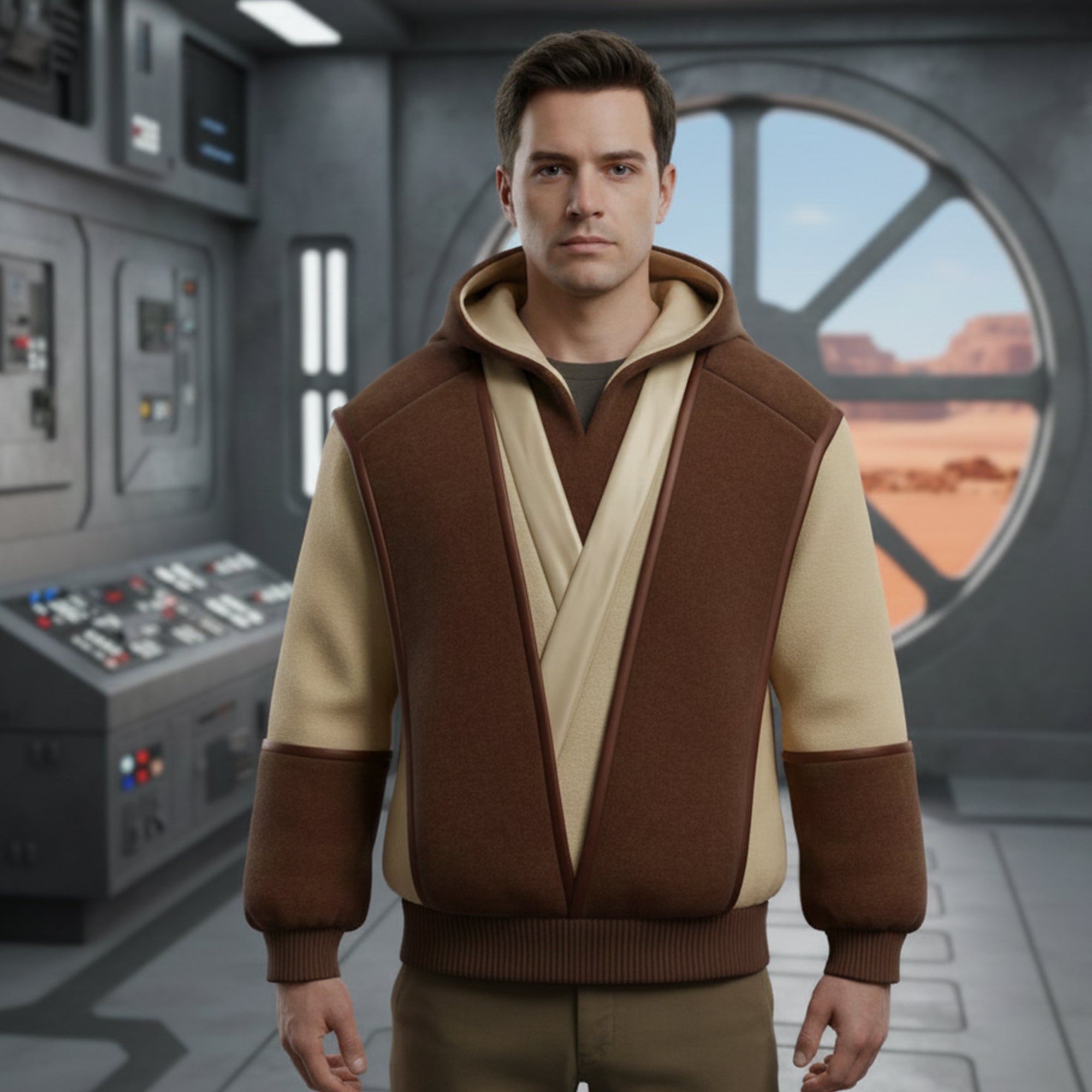 Embrace the Adventure - Cosmic Realm Adventure Hoodie - Personalized Gift for Fantasy Lovers AOP Products PopCulturePrints