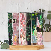 Load image into Gallery viewer, Wicked Inspired Tumbler - 20oz Skinny for Movie Lovers Tumbler Cup PopCulturePrints
