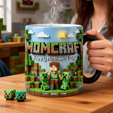 Load image into Gallery viewer, Momcraft: Celebrate Your Unique Journey - Personalized Magic Mug for Moms and Grandmothers Coffee Mug PopCulturePrints
