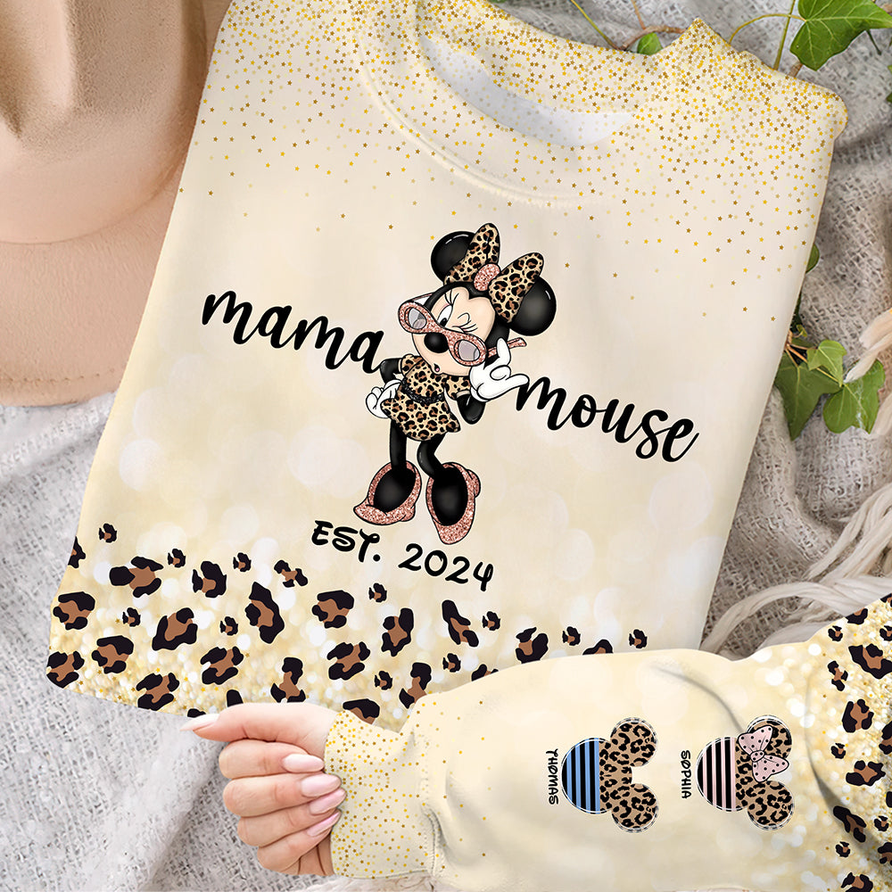 “Embrace Your Inner Mama Mouse” - Personalized Mama Mouse Shirt | Gift for Moms & Grandmas AOP Products PopCulturePrints