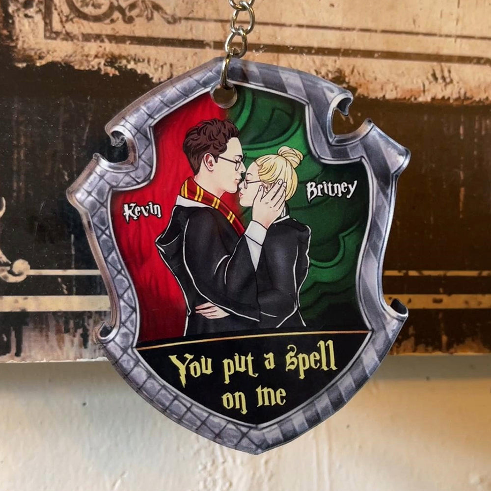 Personalized Harry Potter Couple Keychain - You Put a Spell on Me