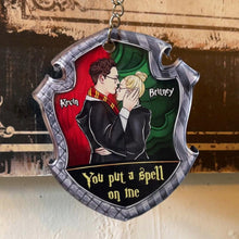 Load image into Gallery viewer, Personalized Harry Potter Couple Keychain - You Put a Spell on Me
