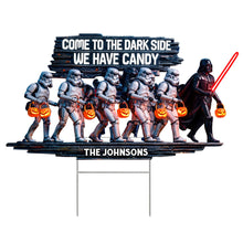 Load image into Gallery viewer, Join the Trick or Treat Squad - Personalized Halloween Yard Sign
