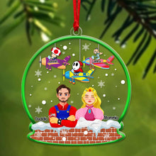 Load image into Gallery viewer, Personalized Family Christmas Acrylic Ornament Ornament PopCulturePrints
