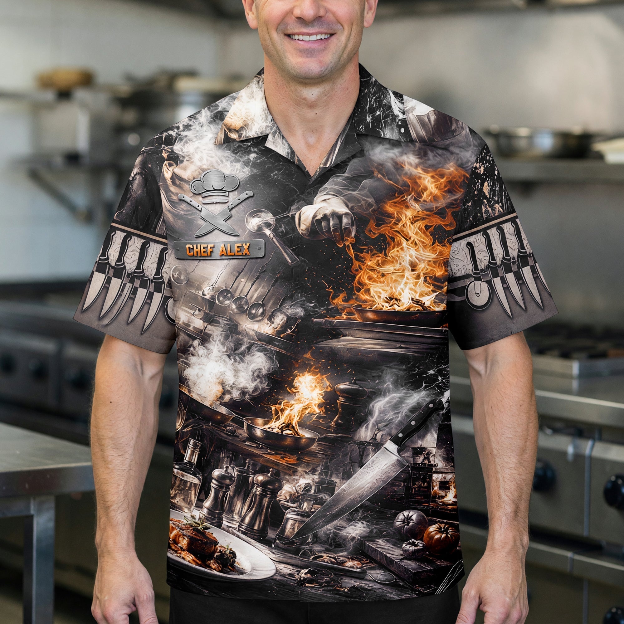 Culinary Genius Hawaiian Shirt - Personalized Gift for Chefs