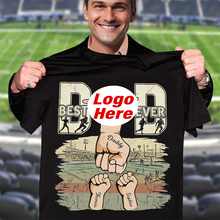 Load image into Gallery viewer, "Best Dad Ever" - Tactical Team Shirt - Personalized Gift for Sporty Dads, Perfect for Father's Day Shirts PopCulturePrints
