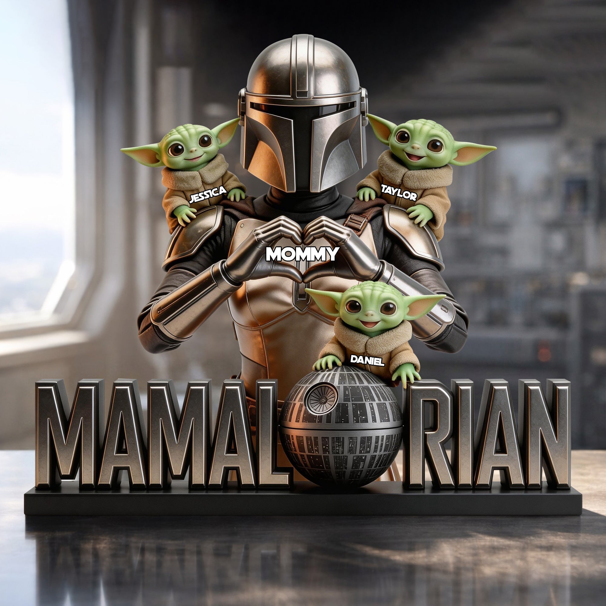 "Celebrate the Bond of Motherhood with Your Favorite Characters" - Personalized Acrylic Plaque for Moms and Grandmas - Custom Gift for Mother's Day Shaped Plaques PopCulturePrints