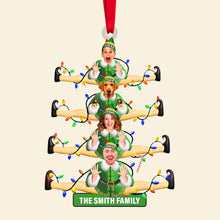 Load image into Gallery viewer, Personalized Family Face Christmas Ornament - Custom Holiday Gift Ornament PopCulturePrints
