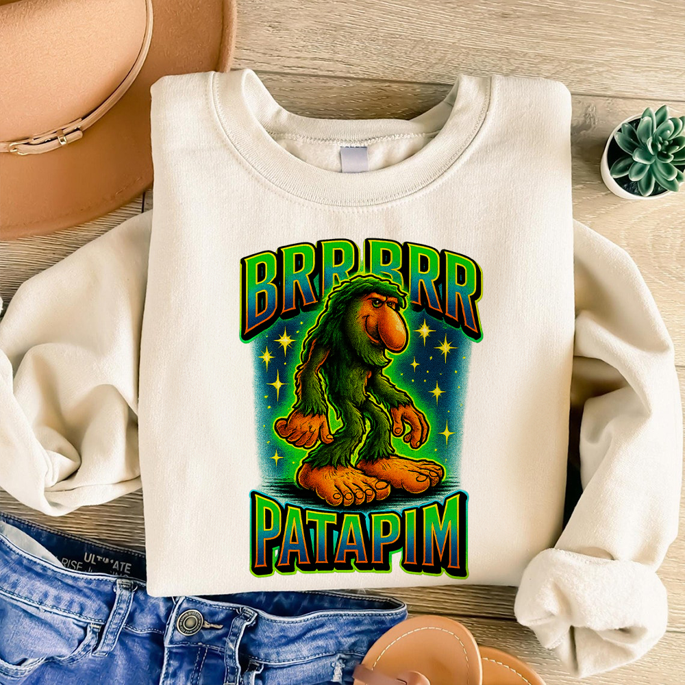 "Bring Fun to Life with Brr Brr Patapim" - Customizable Shirt, Perfect Gift for Kids and Young at Heart Shirts PopCulturePrints