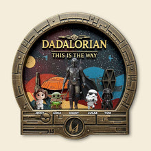 Load image into Gallery viewer, “Best Dad In The Galaxy” - Personalized Metal Sign for Dads, Grandpas &amp; More Metal Signs PopCulturePrints
