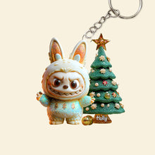 Load image into Gallery viewer, “Bring a Smile to Their Face!” - Cute Monster Keychain, Personalized Gift for All Occasions Keychains PopCulturePrints
