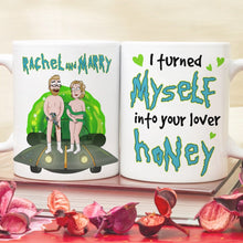 Load image into Gallery viewer, Naughty Couple UFO Coffee Mug - Personalized Gift for Valentine&#39;s Day Gifts Coffee Mug PopCulturePrints
